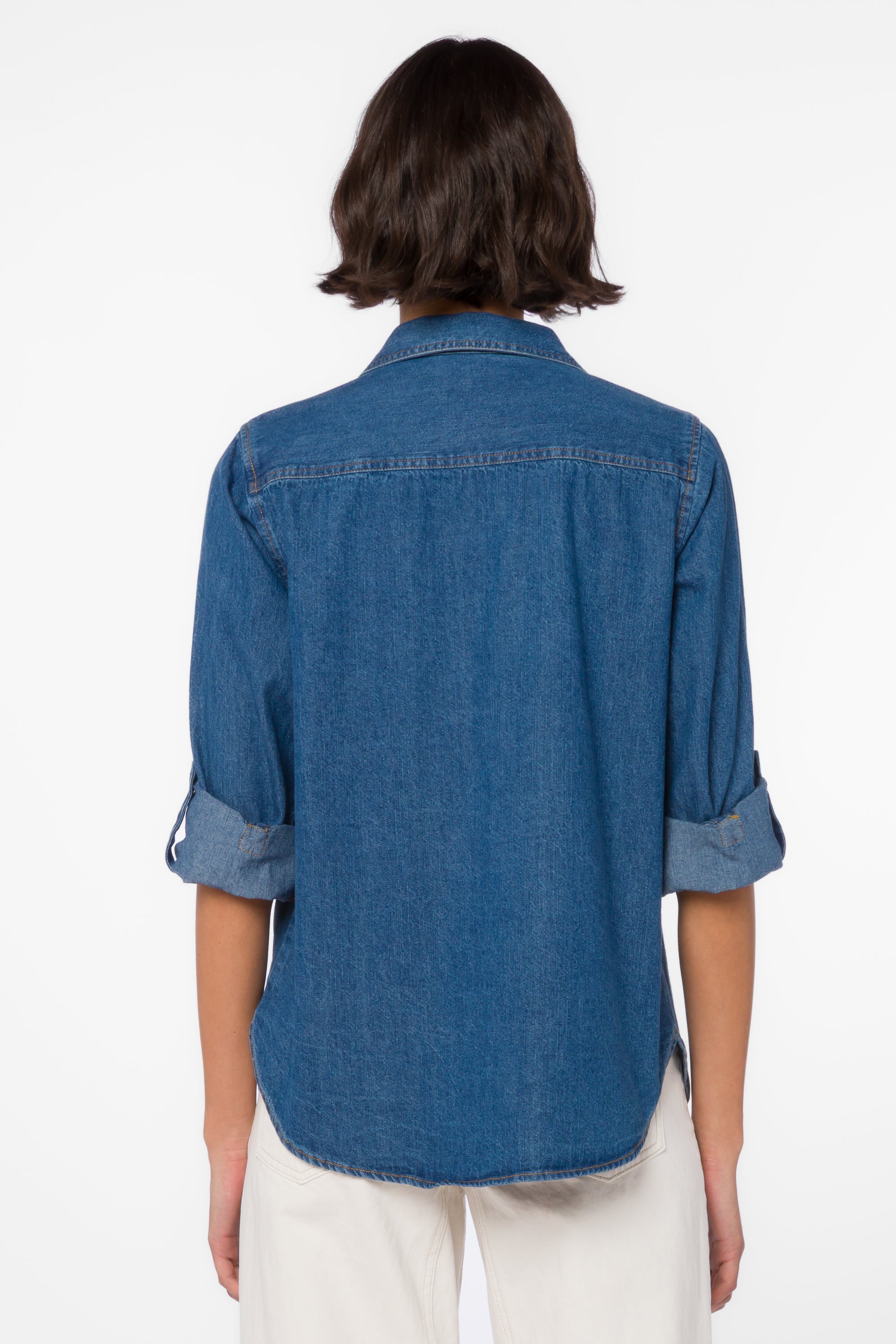 Talma Dark Rinse Shirt - Tops - Velvet Heart Clothing