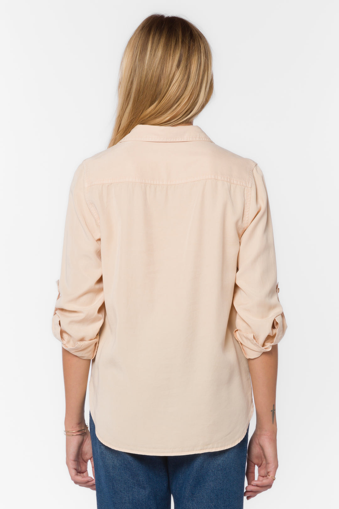 Talma Flax Beige Shirt - Tops - Velvet Heart Clothing