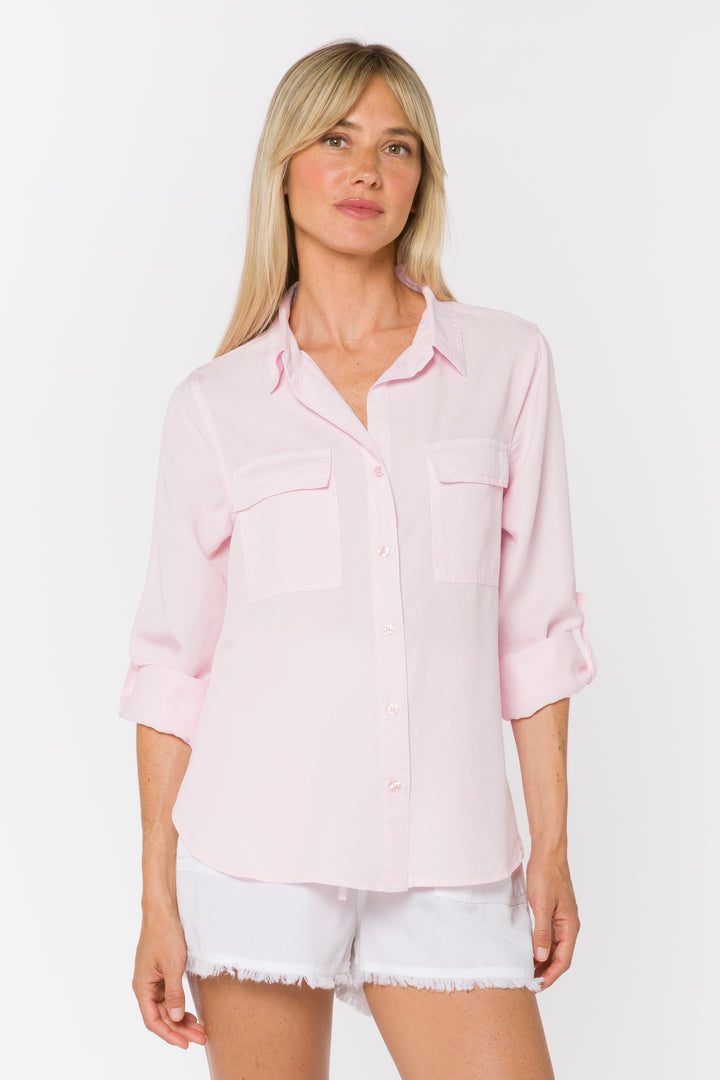 Talma Pink Shirt - Tops - Velvet Heart Clothing