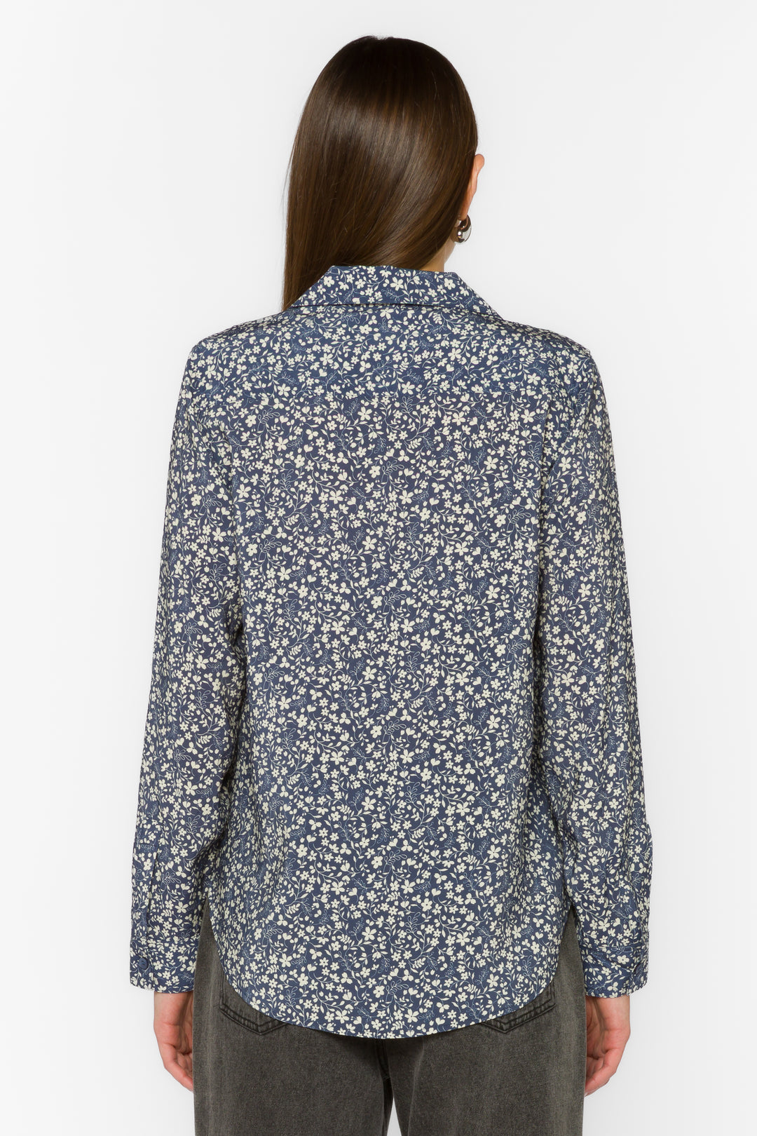 Talma Navy Floral Shirt