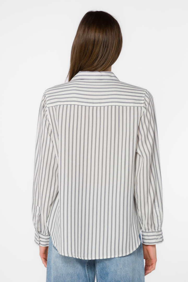 Talma Indigo Stripe Shirt