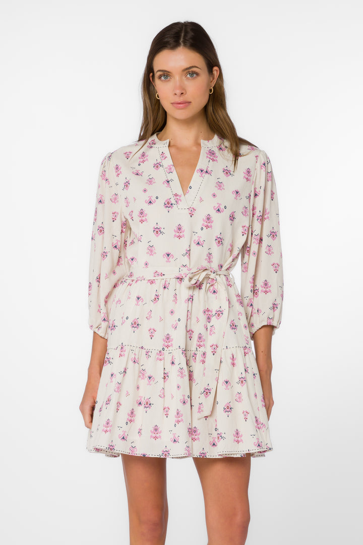 Tamia Orchid Aztec Dress