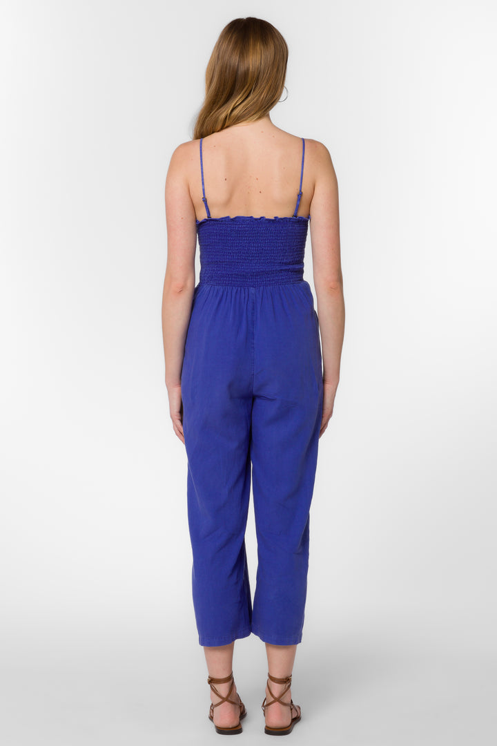 Tasha Iris Blue Jumpsuit - Jumpsuits & Rompers - Velvet Heart Clothing