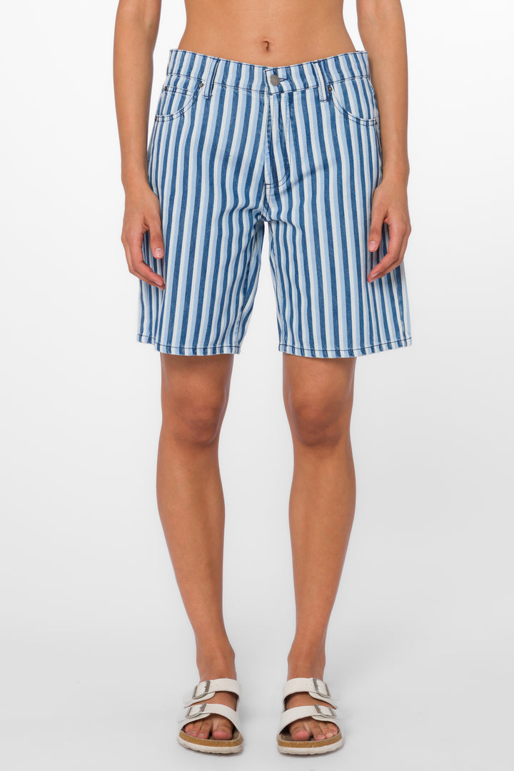 Teri Blue Stripe Shorts