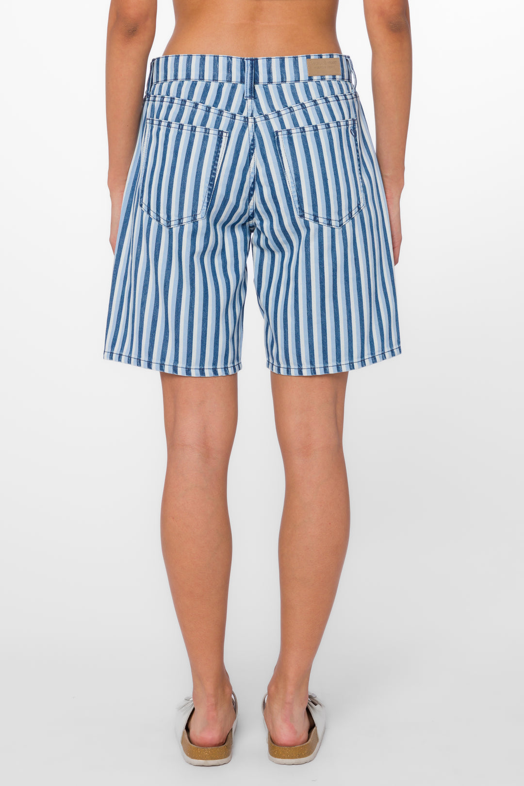 Teri Blue Stripe Shorts