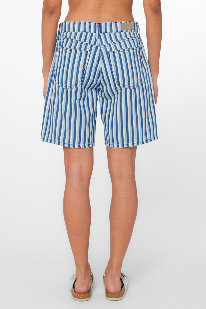 Teri Blue Stripe Shorts