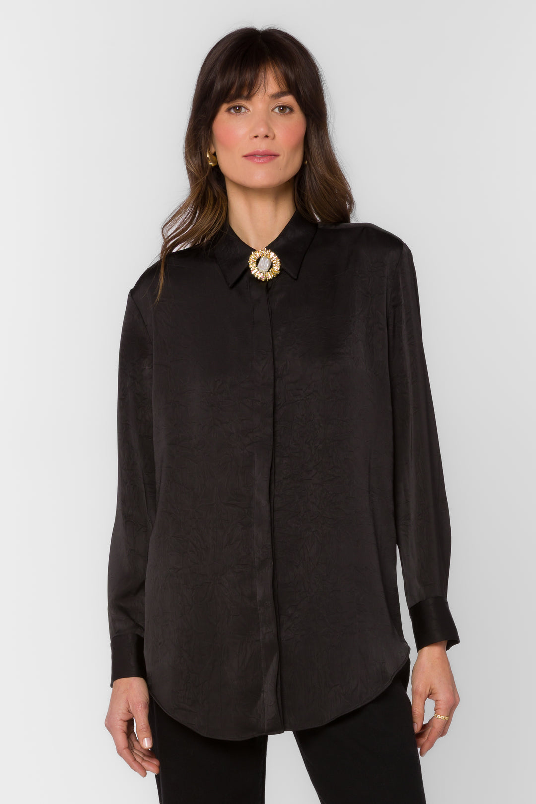 Tesla Black Shirt - Tops - Velvet Heart Clothing