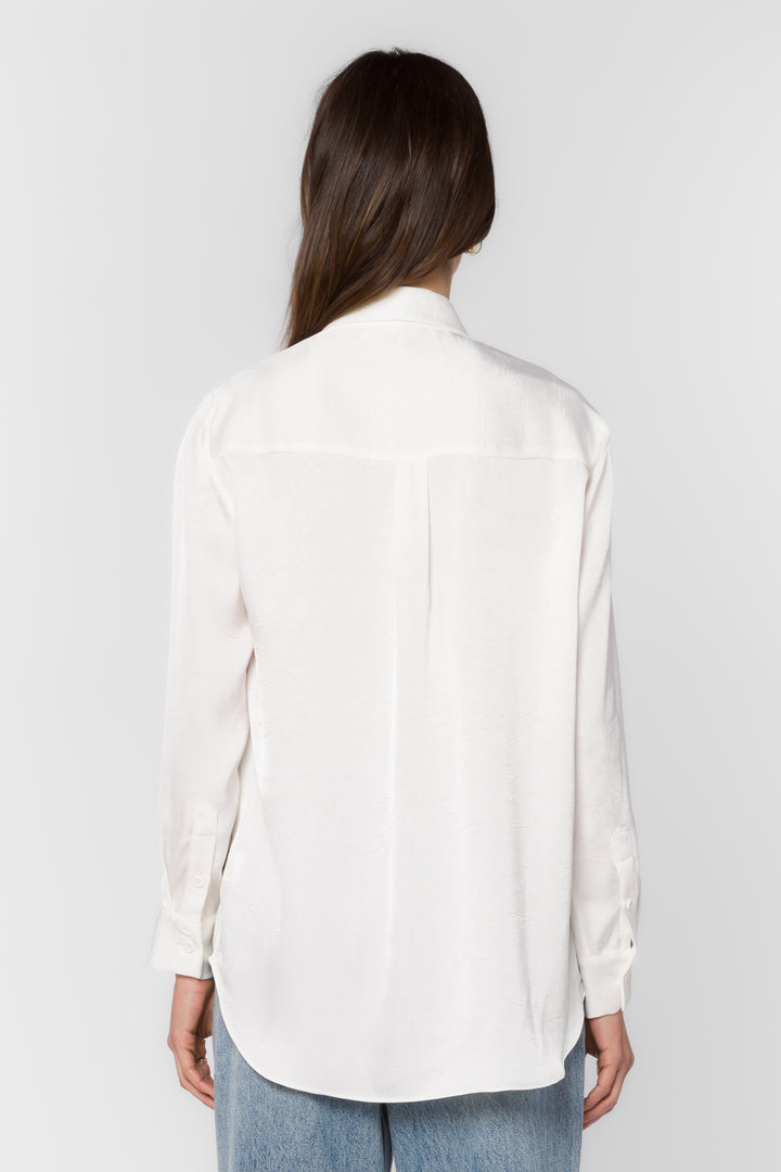 Tesla White Shirt - Tops - Velvet Heart Clothing