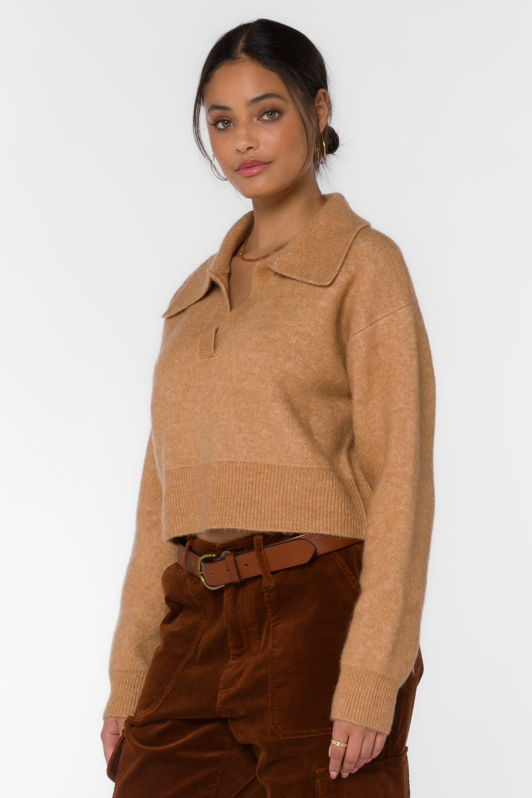 Thomas Camel Sweater - Sweaters - Velvet Heart Clothing