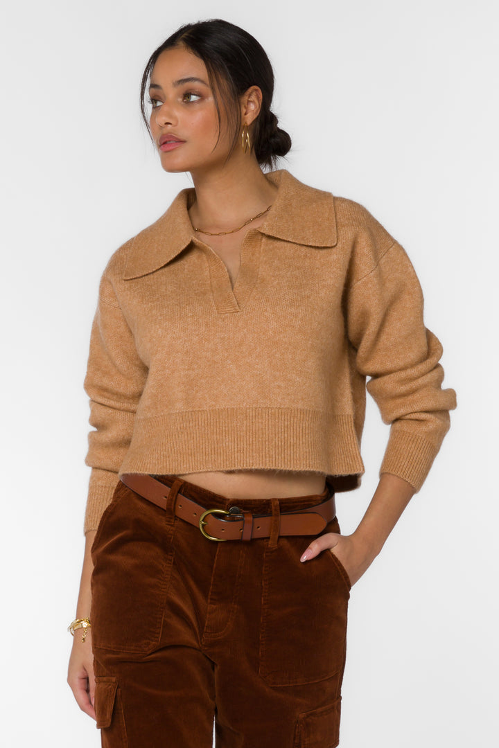 Thomas Camel Sweater - Sweaters - Velvet Heart Clothing