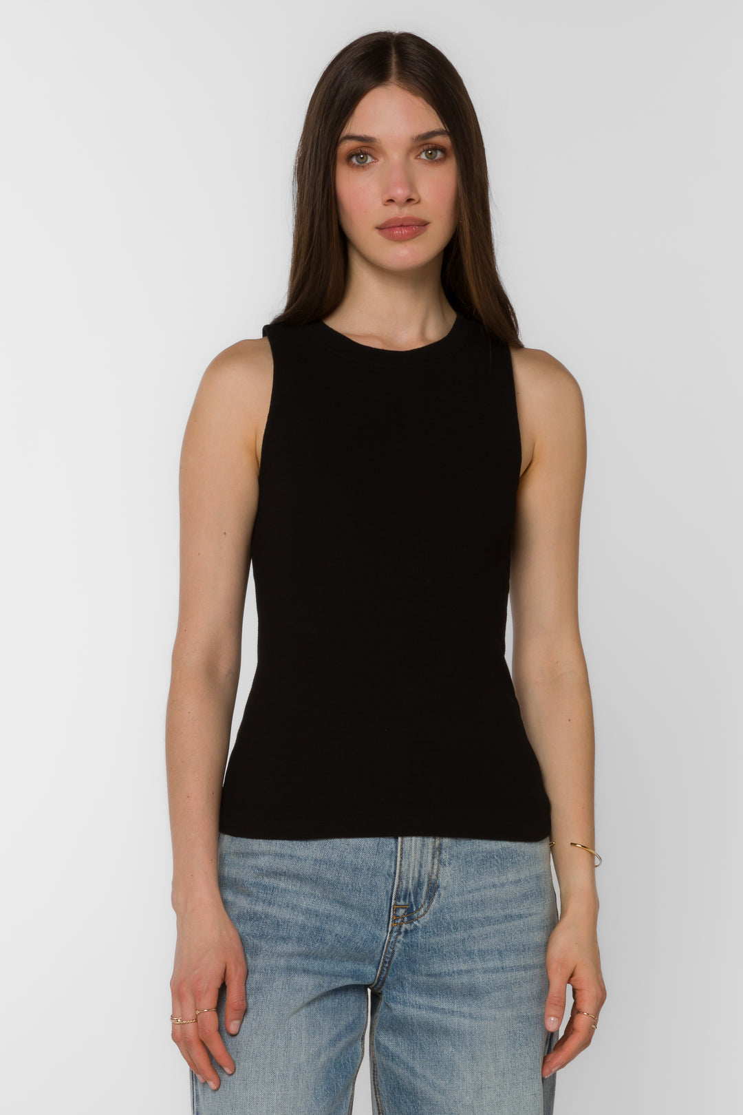 Tibby Black Tank - Tops - Velvet Heart Clothing