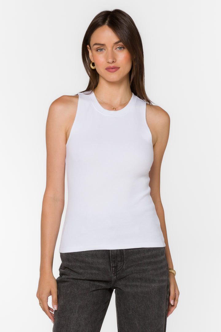 Tibby Optic White Tank