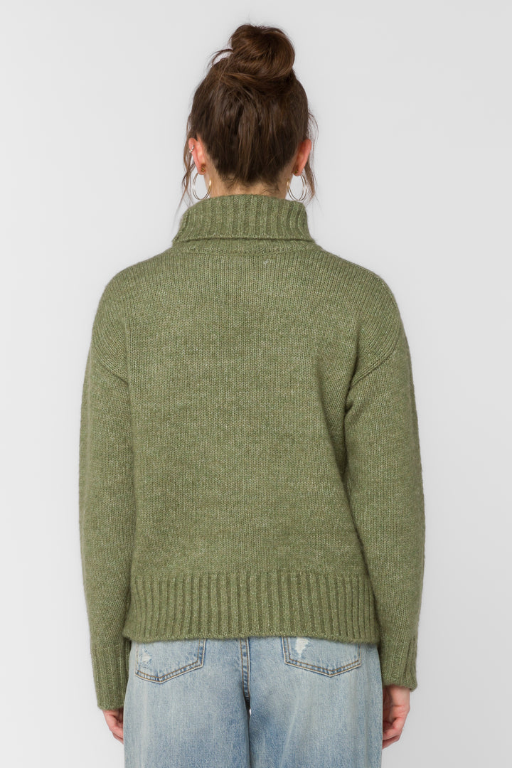 Tillie Pesto Green Sweater