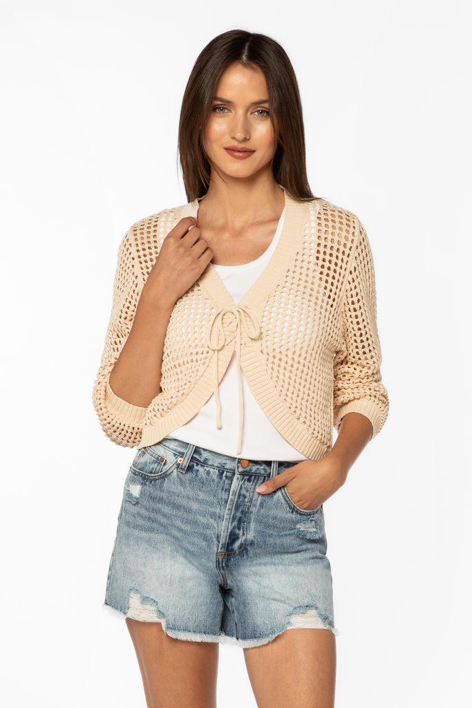 Tovey Beige Cardigan – Velvet Heart Clothing