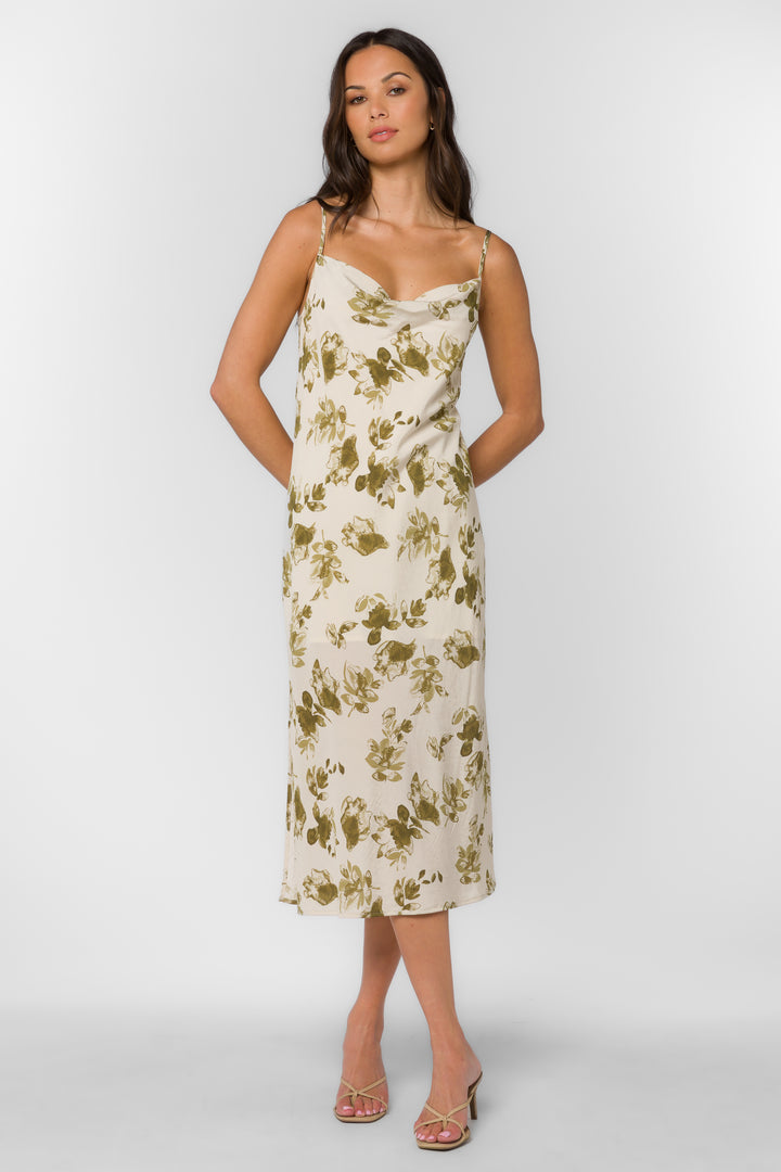 Tallula Olive Shrub Dress - Dresses - Velvet Heart Clothing