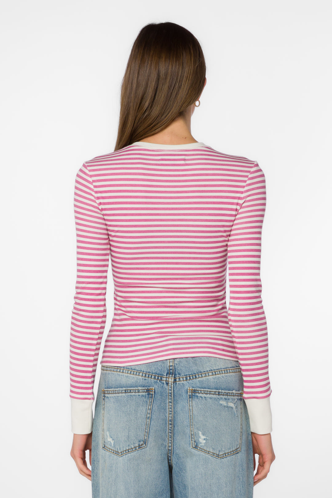 Tulsi Berry Stripe Tee