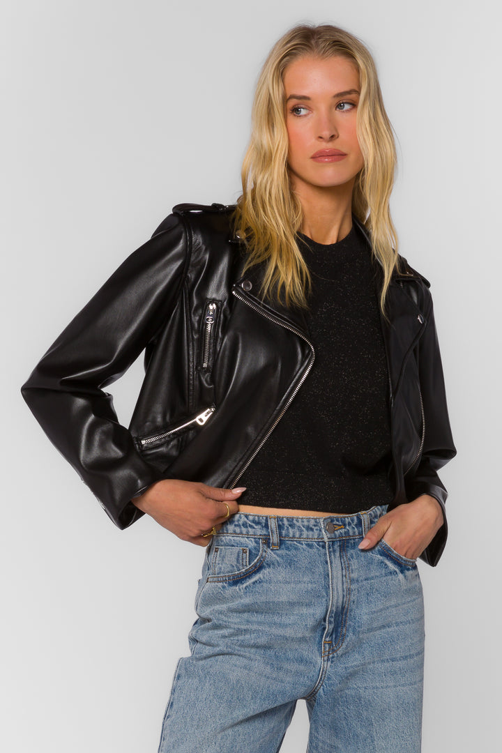 Vermont Black Jacket - Jackets & Outerwear - Velvet Heart Clothing