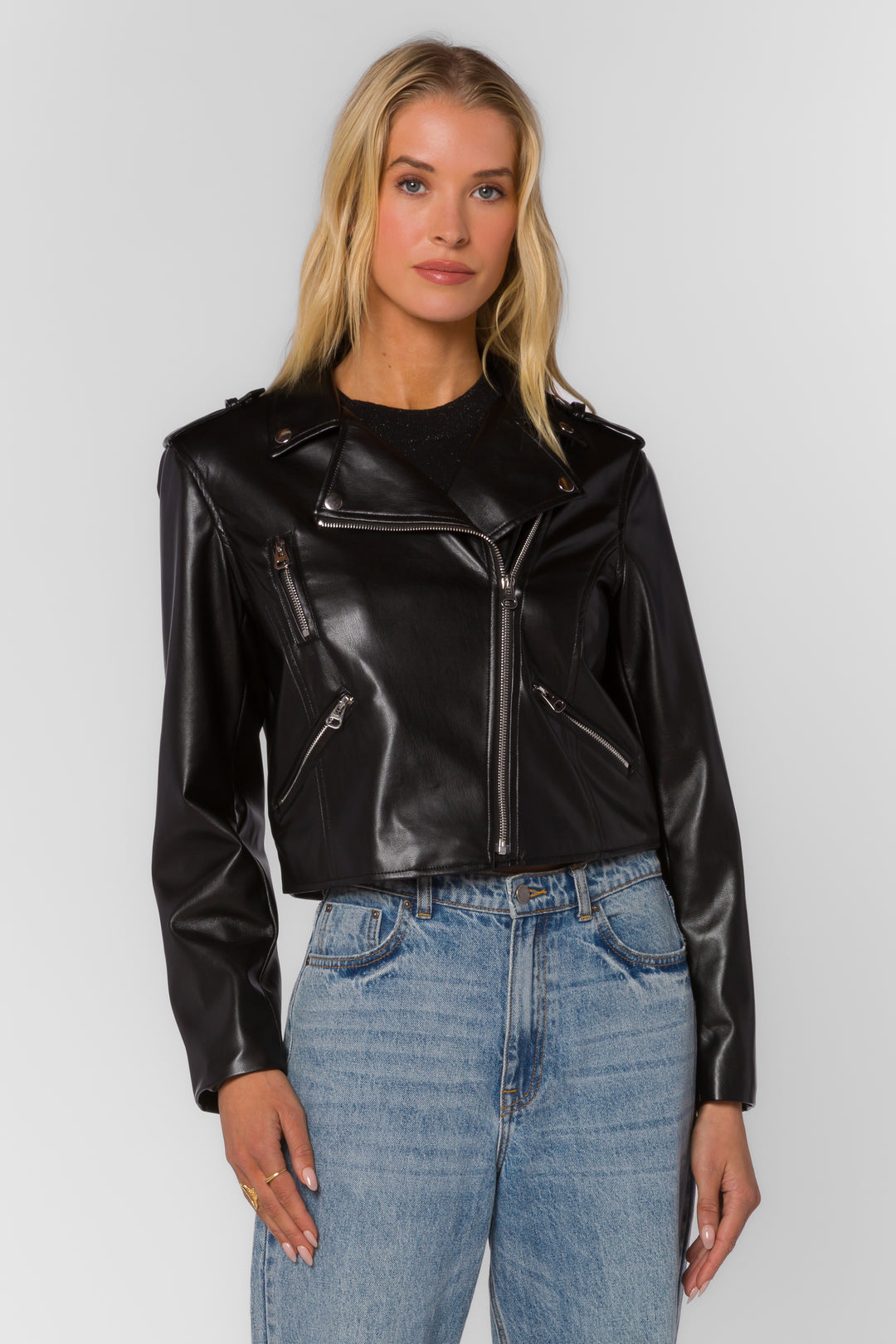 Vermont Black Jacket - Jackets & Outerwear - Velvet Heart Clothing