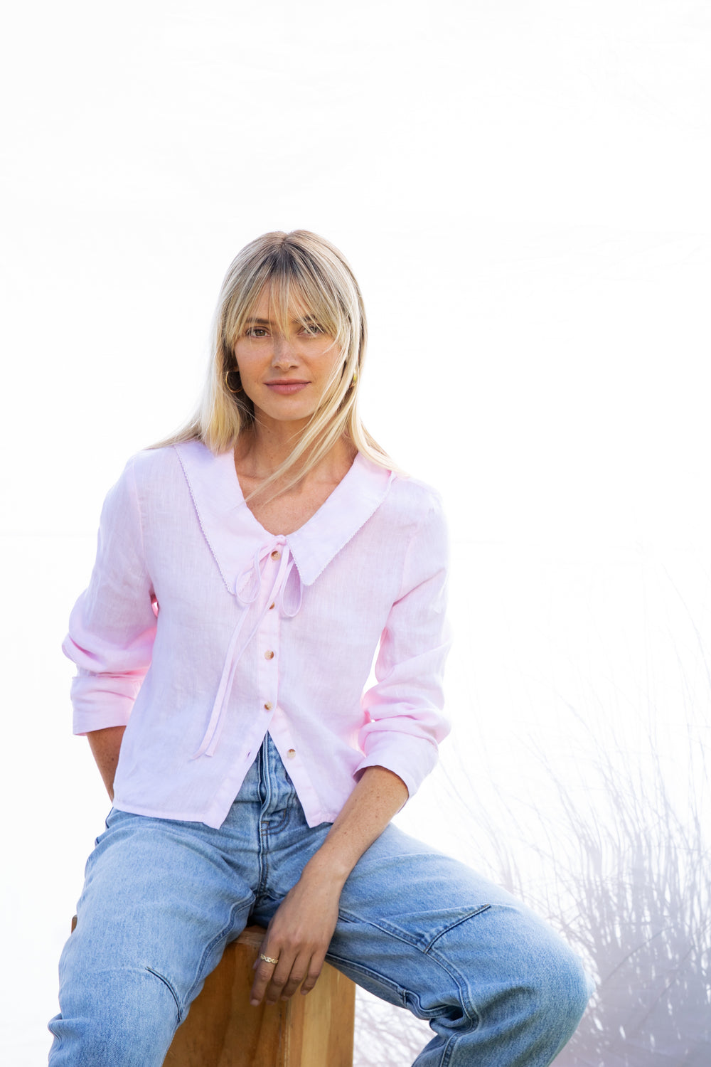 Chelina Pink Shirt - Tops - Velvet Heart Clothing