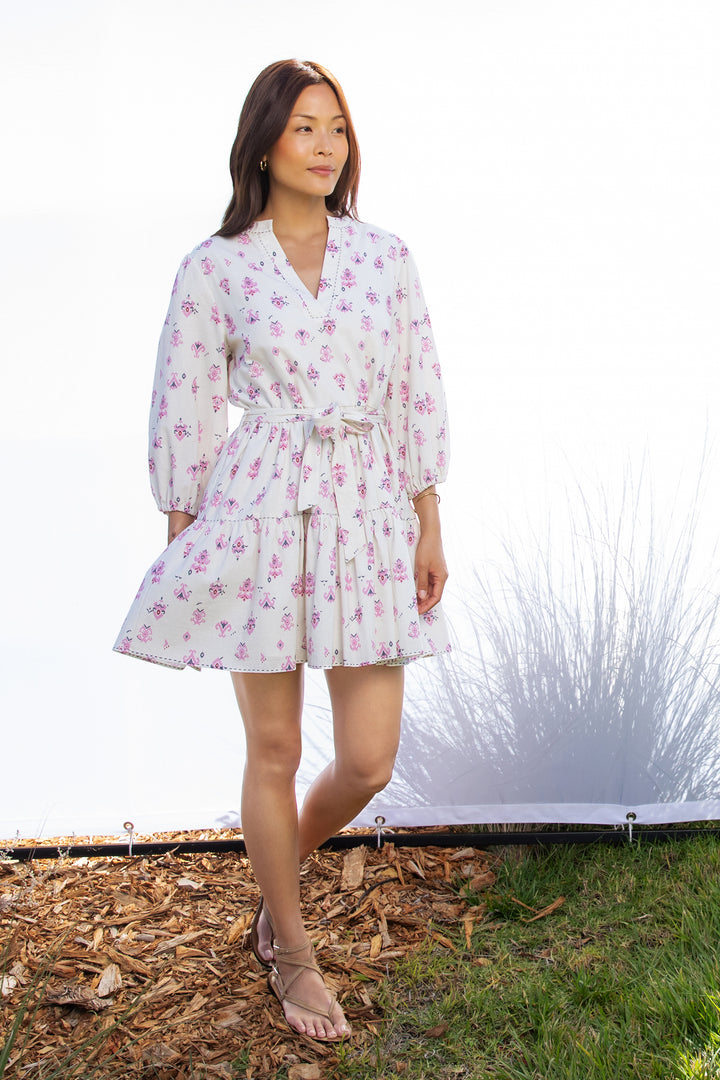 Tamia Orchid Aztec Dress