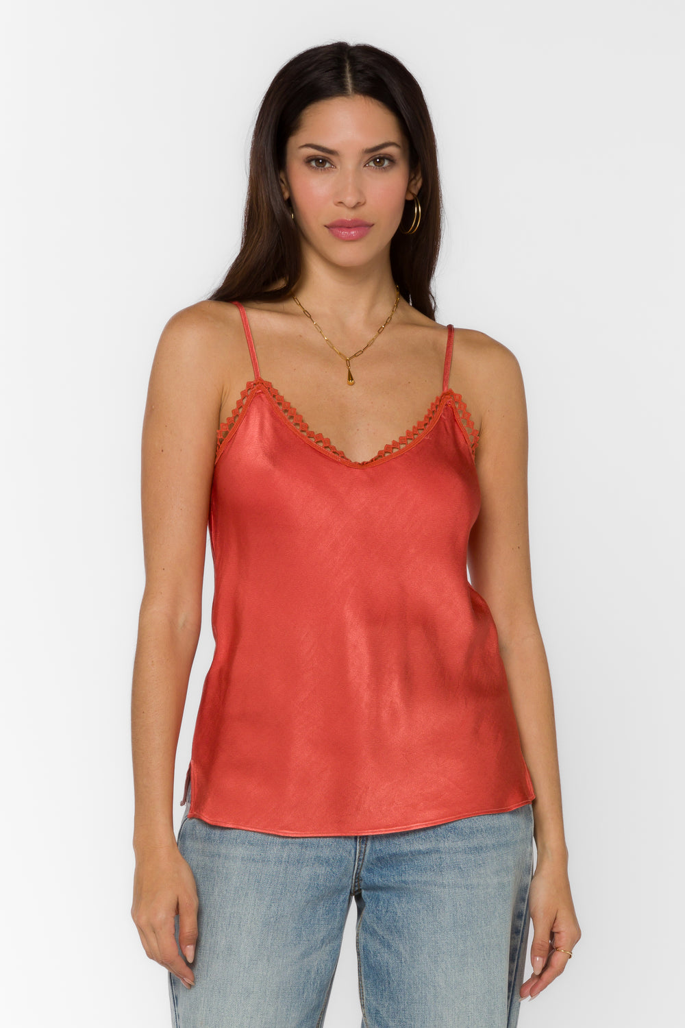 Velvet Kitten Wandering Hearts Cami & Shorts Set – Soft Rayon Sleepwear For Women