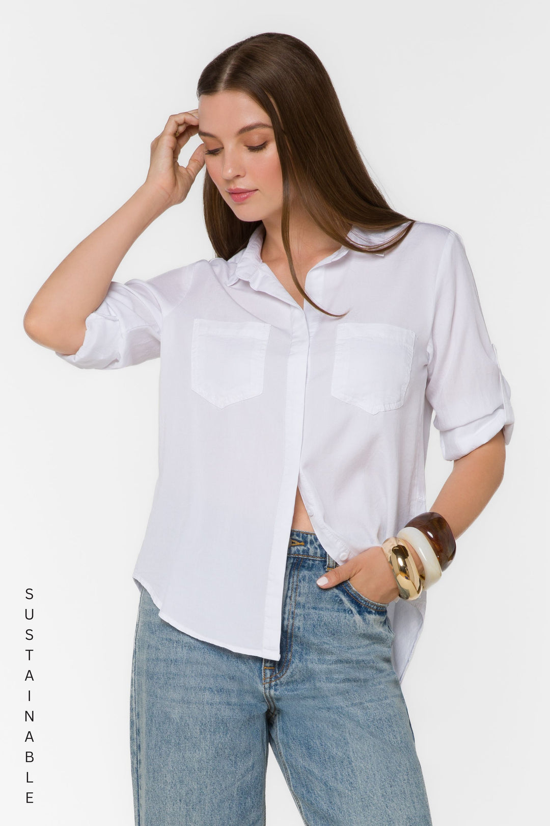 Riley White Shirt