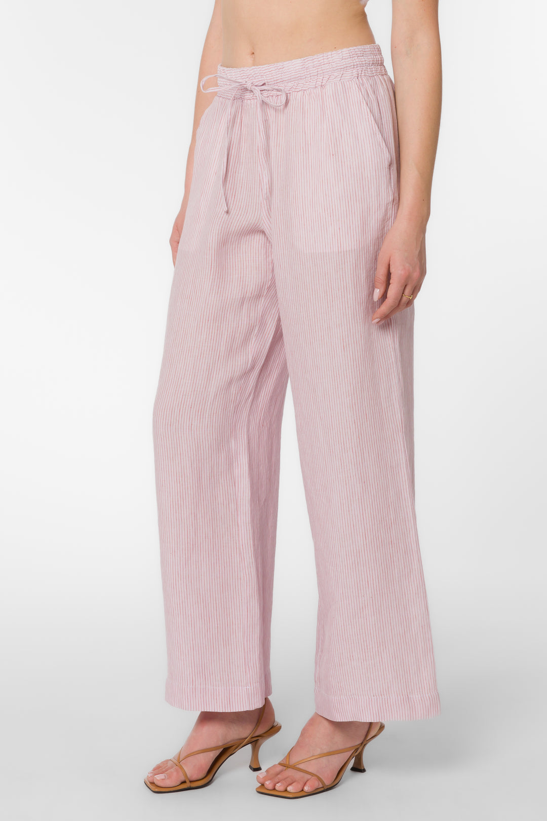 Wendy Canyon Rose Stripe Pants - Bottoms - Velvet Heart Clothing