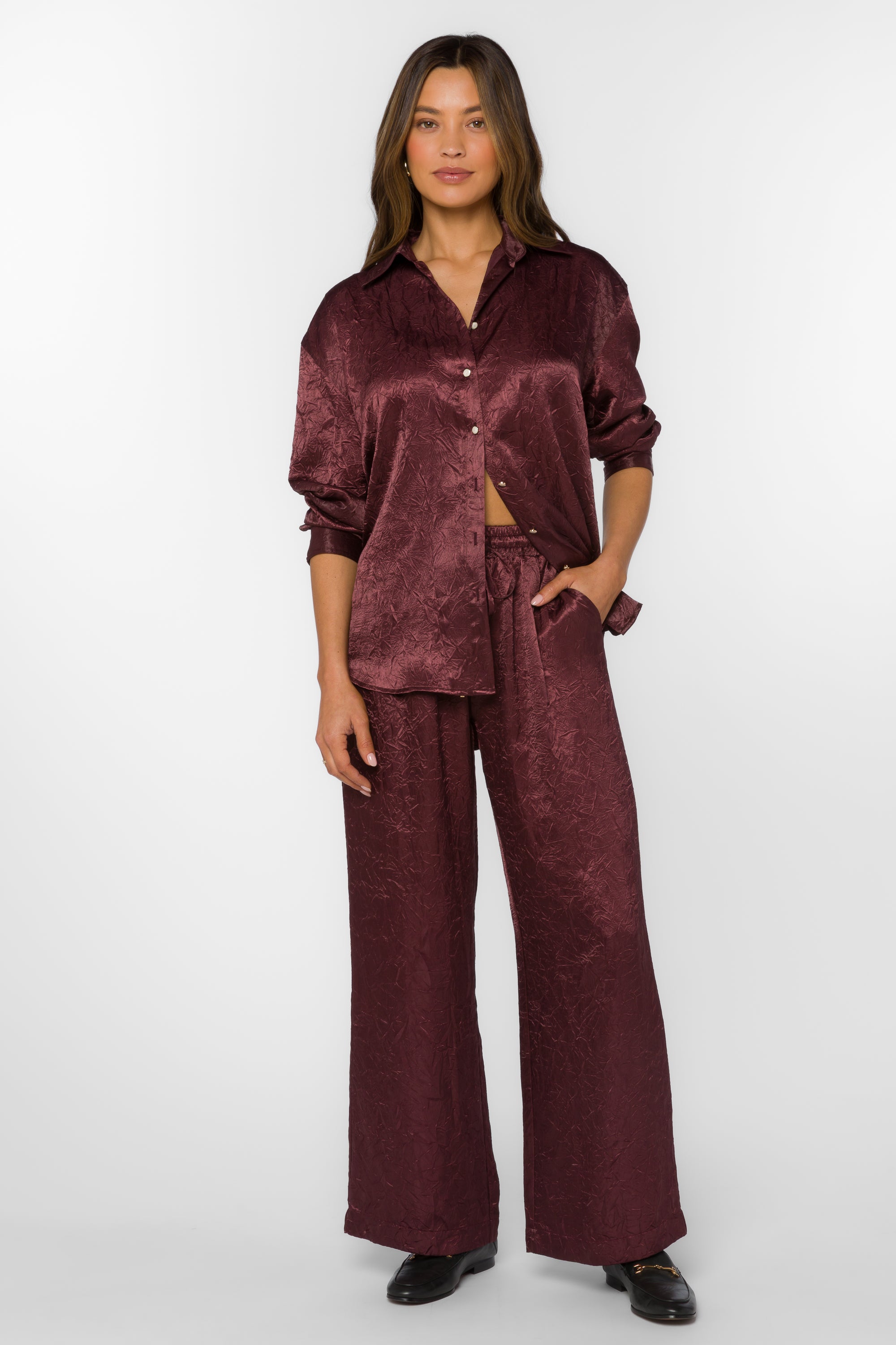 Wendy Purple Garnet Pants - Bottoms - Velvet Heart Clothing