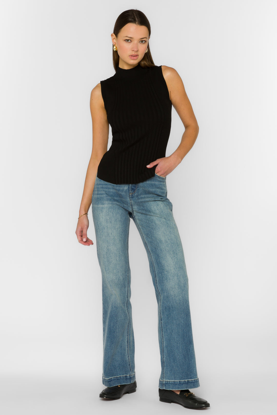 Willow Black Top - Tops - Velvet Heart Clothing