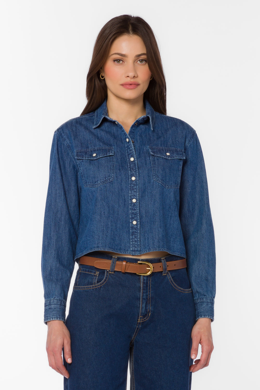 Wilson Calva Shirt - Tops - Velvet Heart Clothing