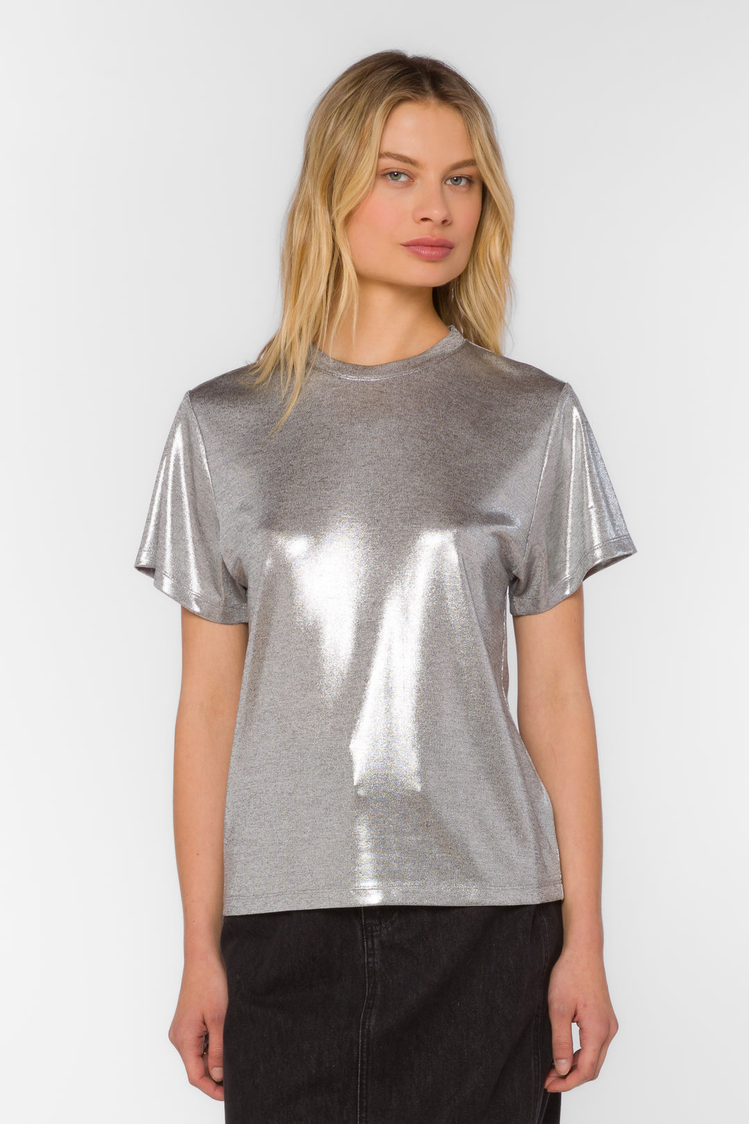 Zelda Silver Tee - Tops - Velvet Heart Clothing