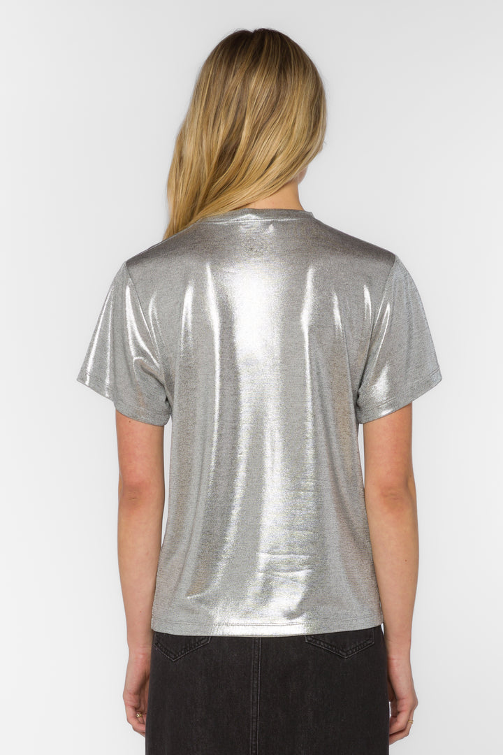 Zelda Silver Tee - Tops - Velvet Heart Clothing