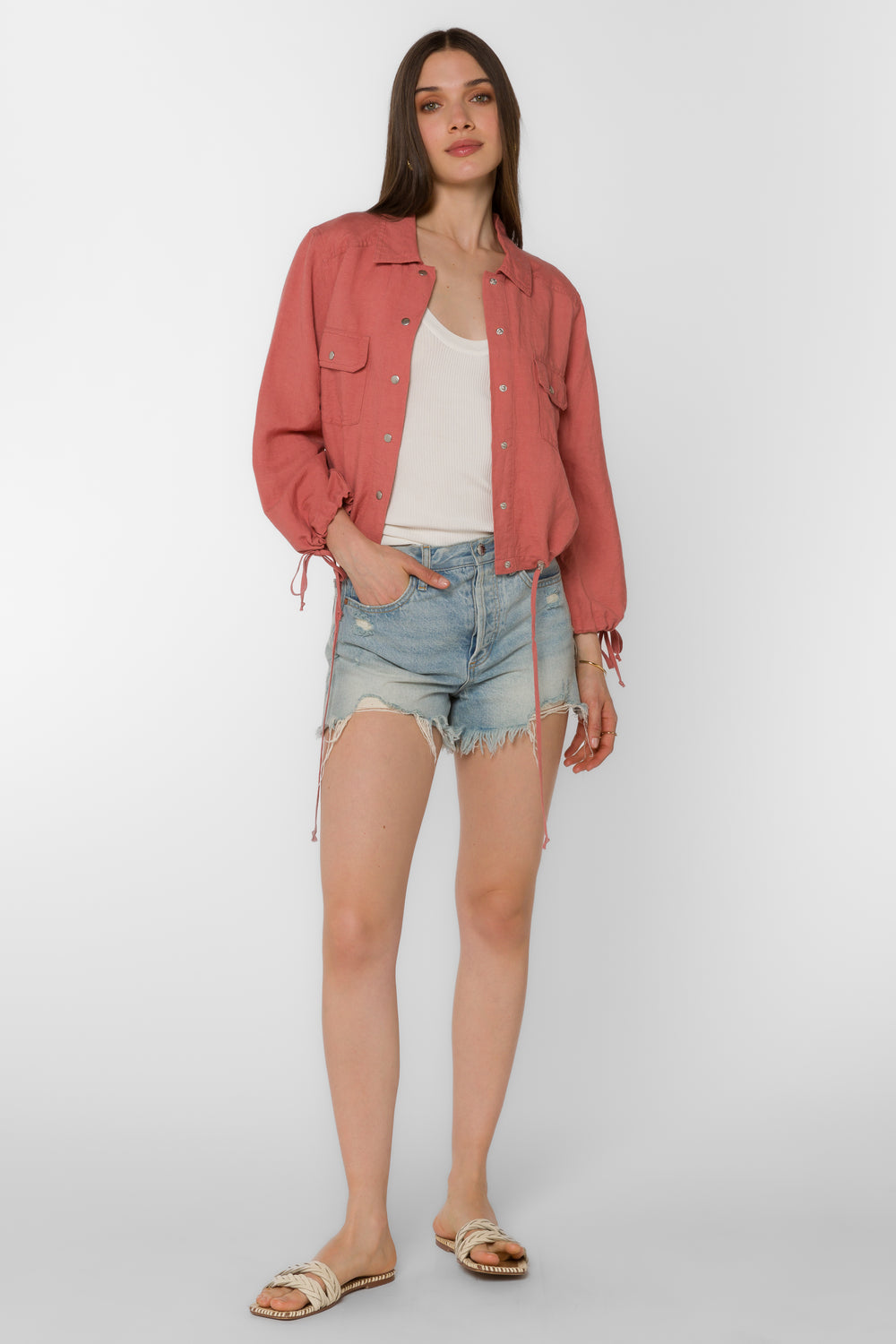 Zora Canyon Rose Jacket - Jackets & Outerwear - Velvet Heart Clothing
