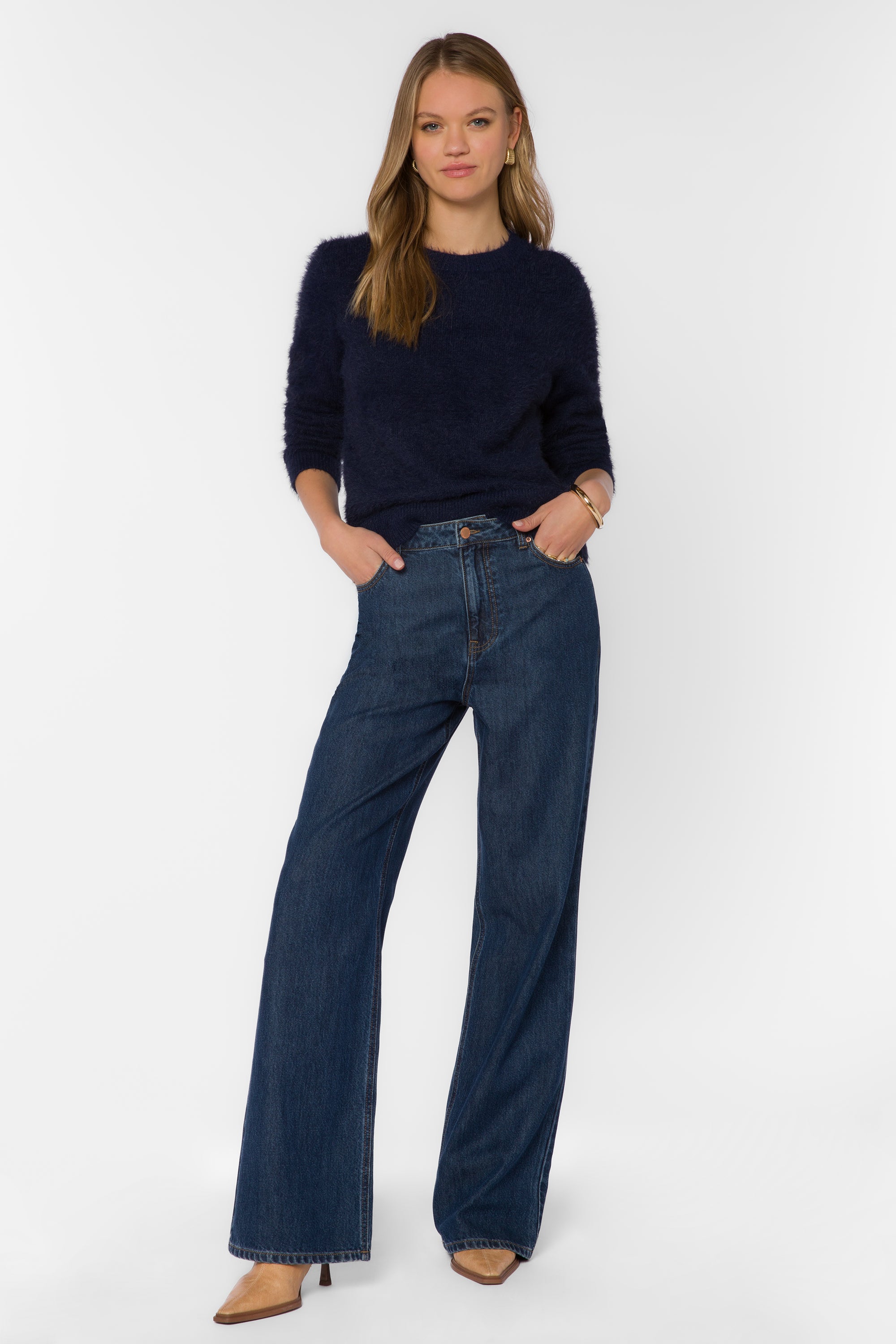 Zosia Navy Sweater