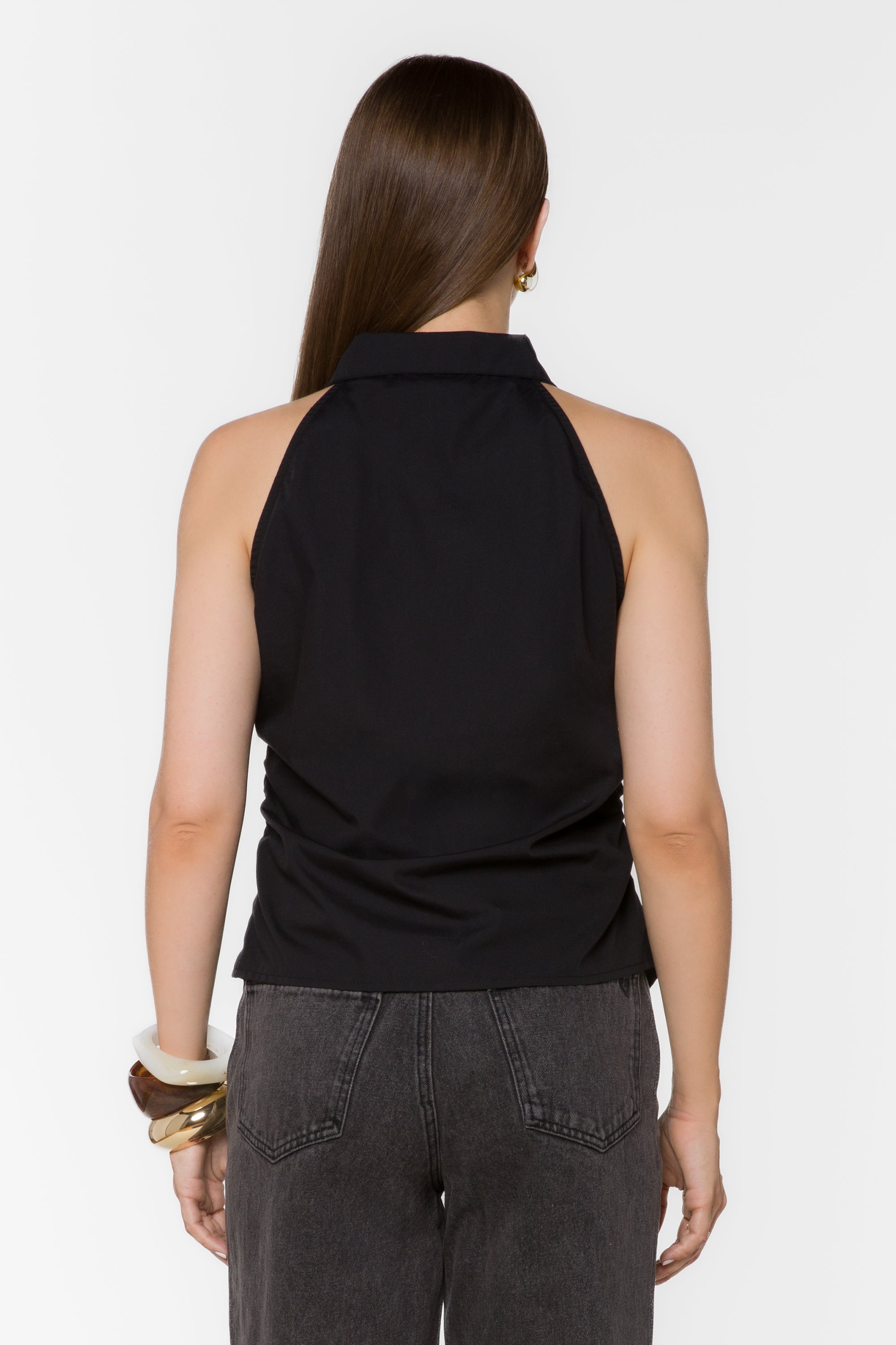 Zyra Black Shirt - Tops - Velvet Heart Clothing