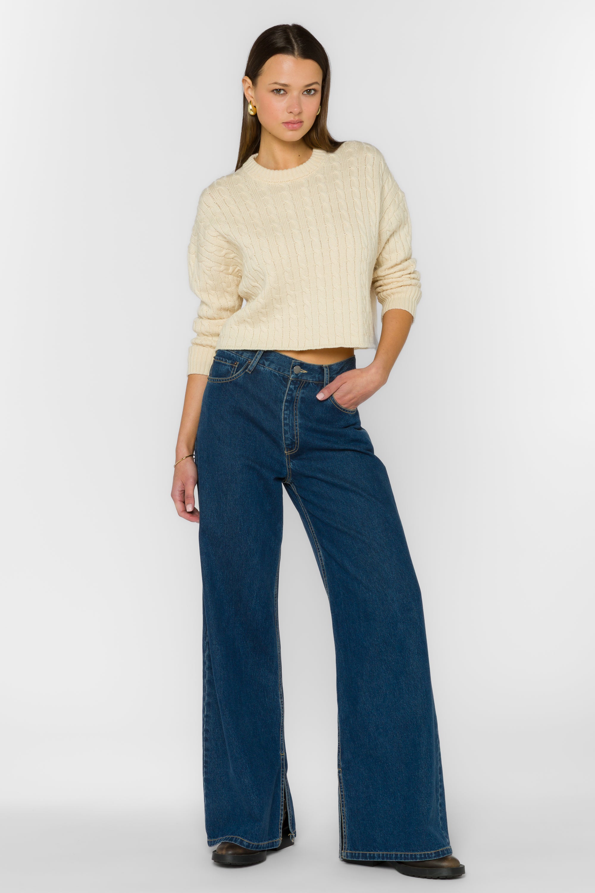 Kalliope Fiberglass Sweater - Sweaters - Velvet Heart Clothing