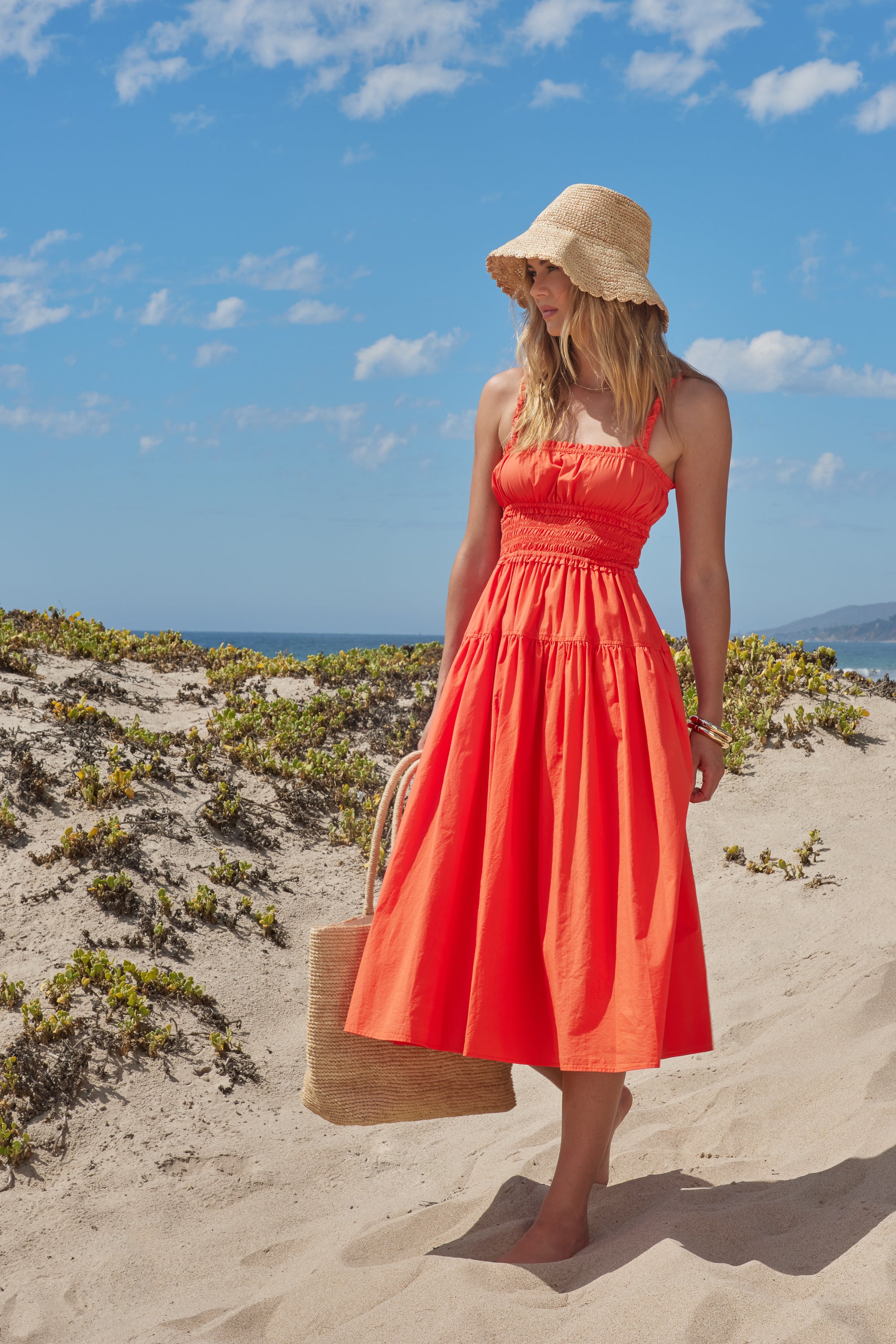 Armine Orange Dress - Dresses - Velvet Heart Clothing
