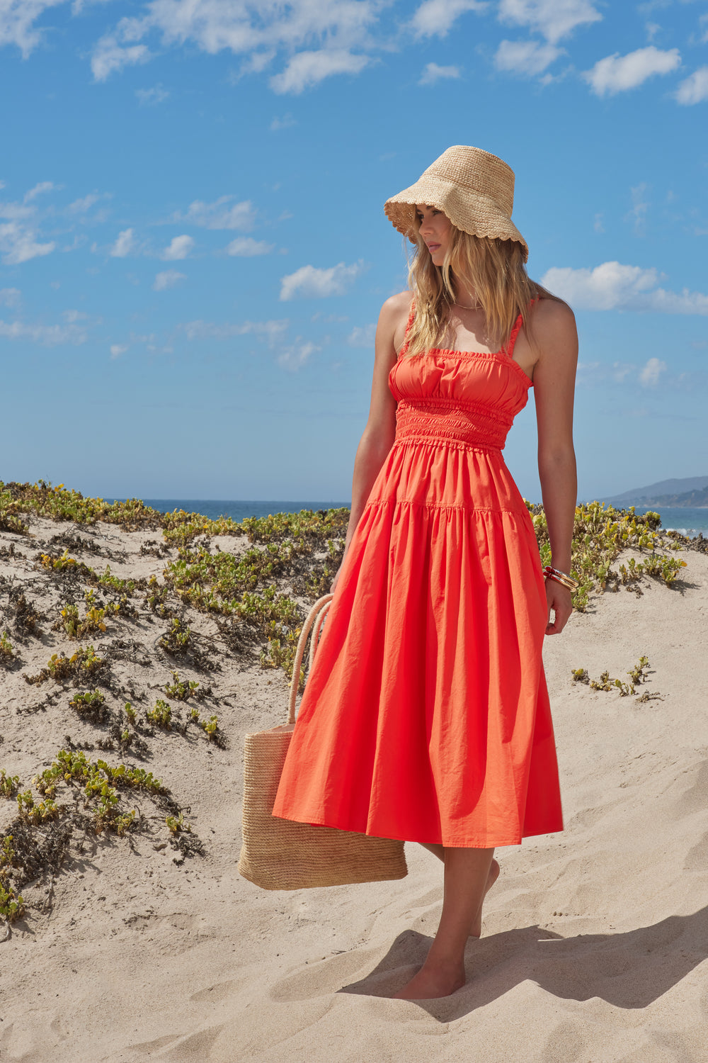 Armine Orange Dress M / Spicy Orange