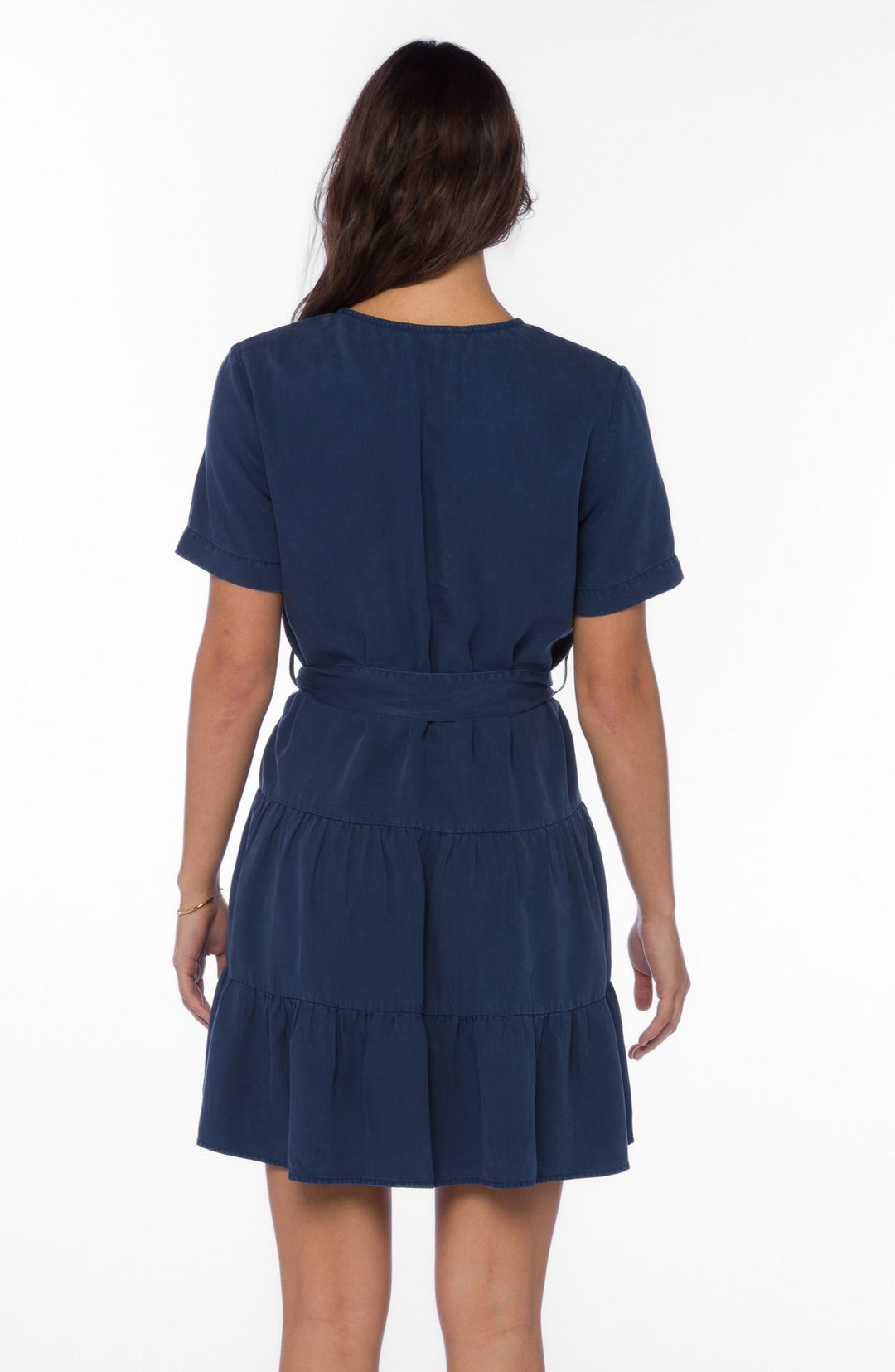 Arrow French Navy Dress - Dresses - Velvet Heart Clothing