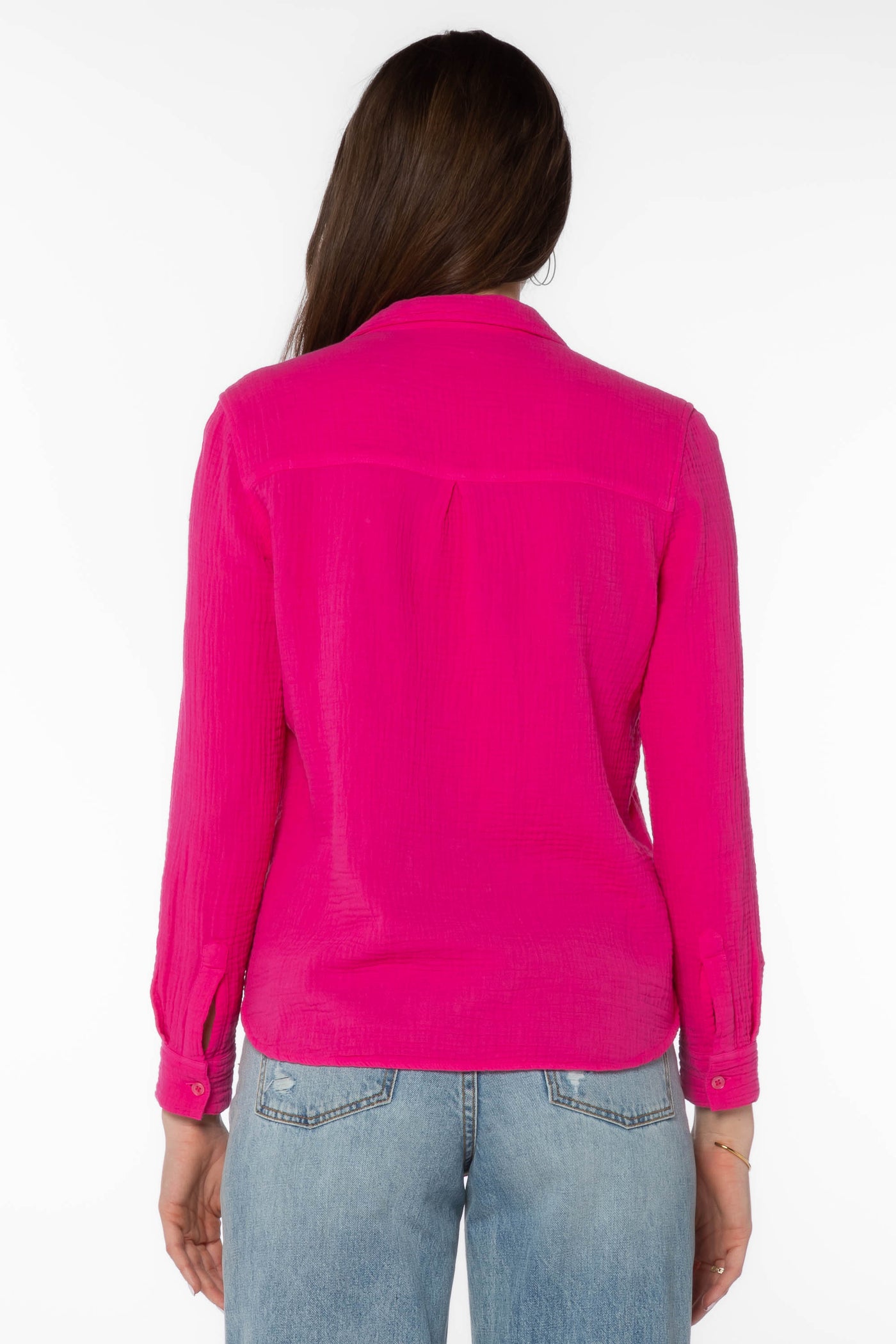 Bennett Pink Shirt - Tops - Velvet Heart Clothing