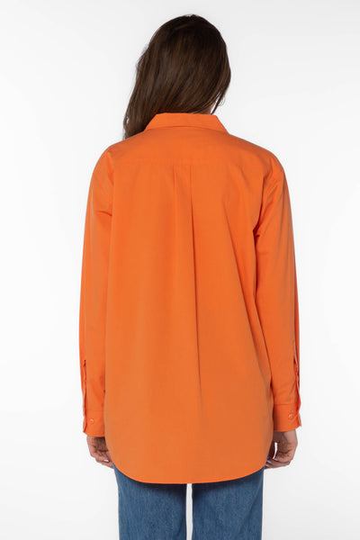 Camdon Orange Shirt - Tops - Velvet Heart Clothing