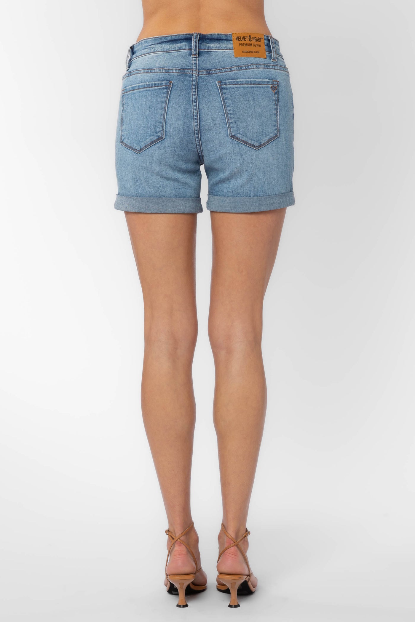 Jenny Blue Shorts - Bottoms - Velvet Heart Clothing