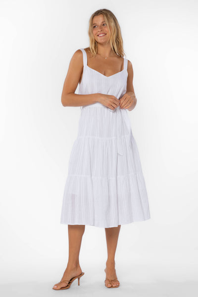 Jezebelle White Dress - Dresses - Velvet Heart Clothing