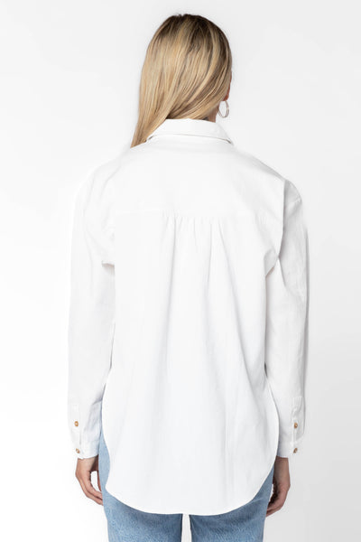 Leonard White Shirt - Tops - Velvet Heart Clothing