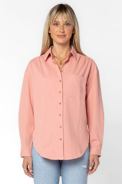 Leonard Pink Shirt - Tops - Velvet Heart Clothing