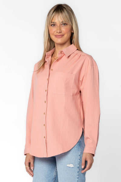 Leonard Pink Shirt - Tops - Velvet Heart Clothing