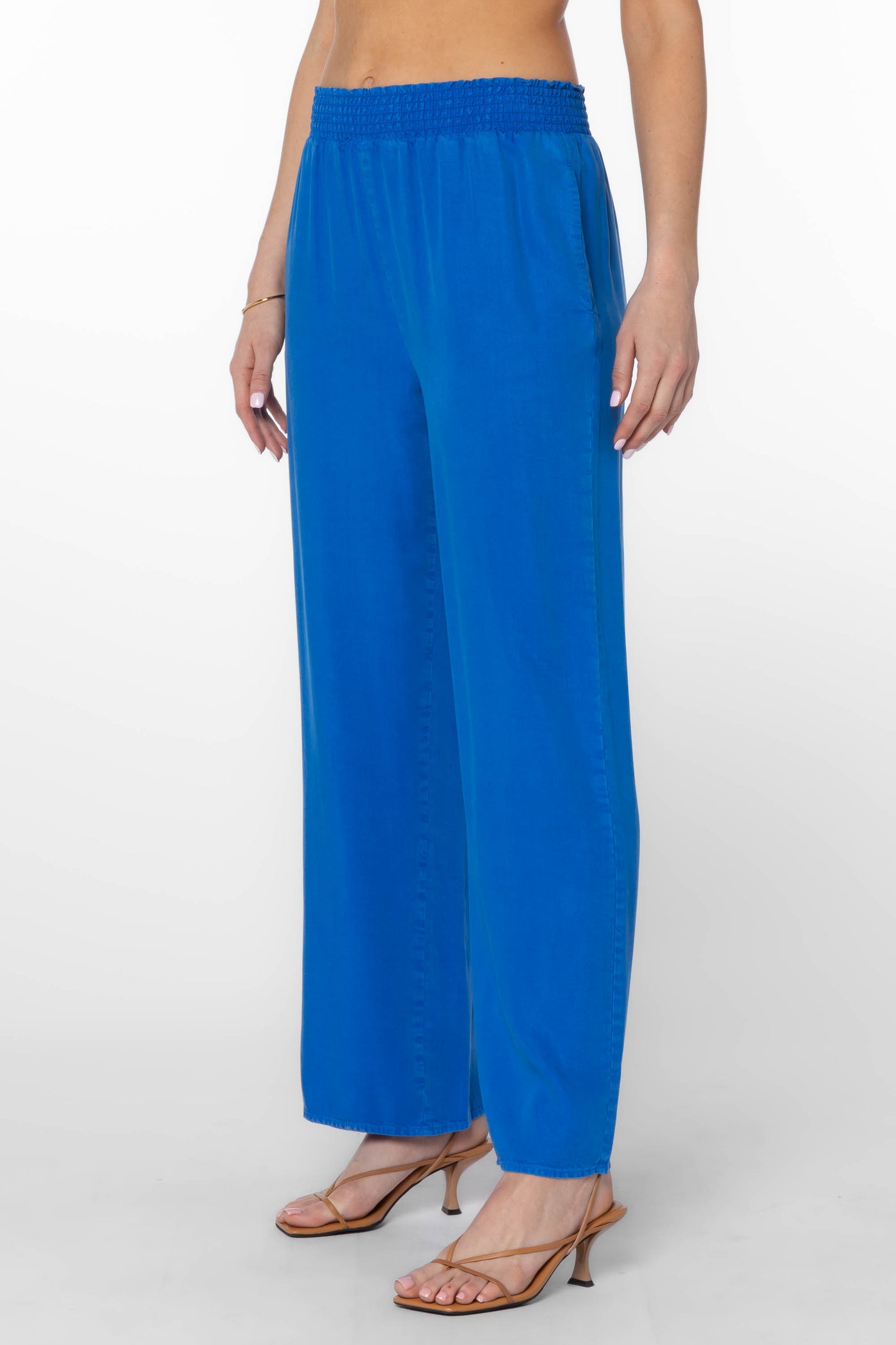 Morelia Blue Pants - Bottoms - Velvet Heart Clothing