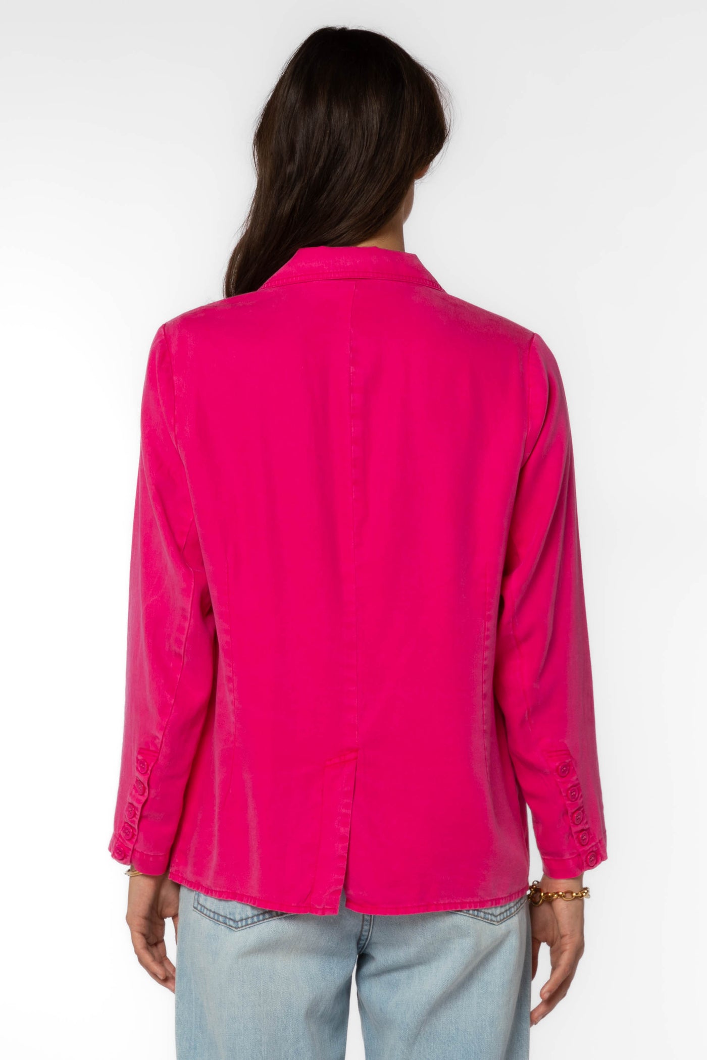 Patty Hot Pink Blazer - Jackets & Outerwear - Velvet Heart Clothing