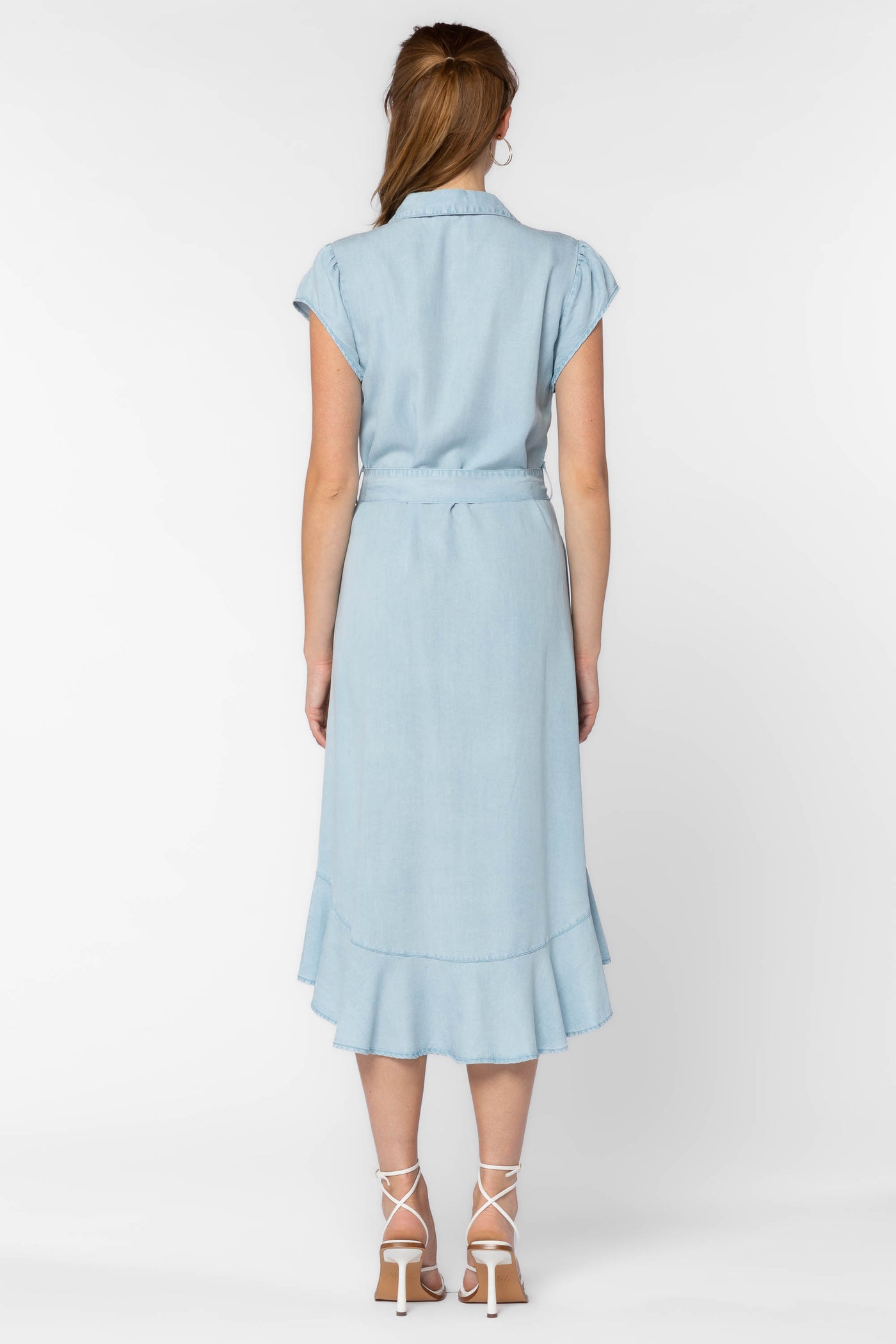 Rachel Blue Dress - Dresses - Velvet Heart Clothing
