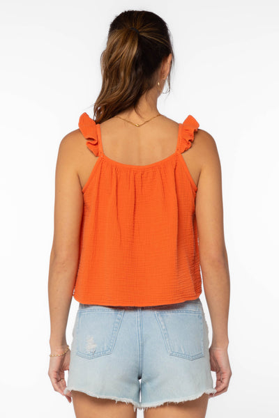Rosabella Orange Top - Tops - Velvet Heart Clothing